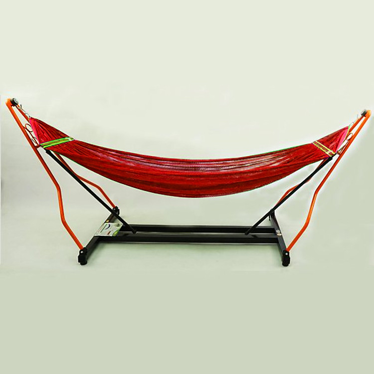 Bộ khung võng xếp THÁI SƠN Ống Vuông chất liệu sắt sơn tĩnh điện + Võng Lưới ( HÀNG CHÍNH HÃNG - ĐỔI TRẢ MIỄN PHÍ )