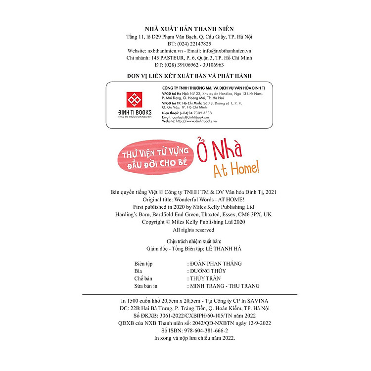 Thư Viện Từ Vựng Đầu Đời Cho Bé - Ở Nhà - Ảnh 8