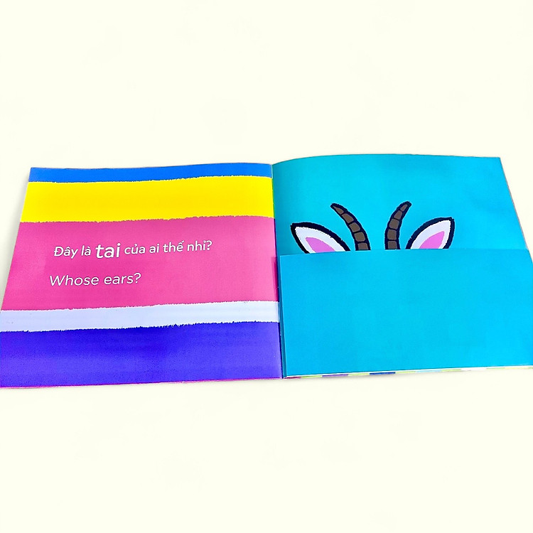 Bộ sách lật mở khám phá song ngữ - CỦA AI THẾ NHỈ? - Ảnh 3