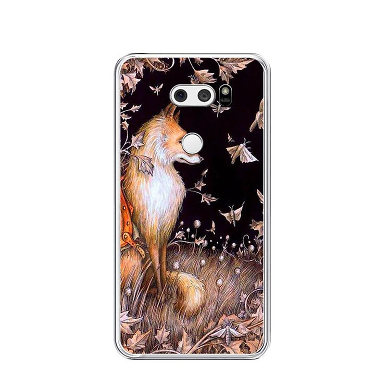 Ốp lưng dẻo cho điện thoại LG V30 - 0413 FOX06 - Hàng Chính Hãng