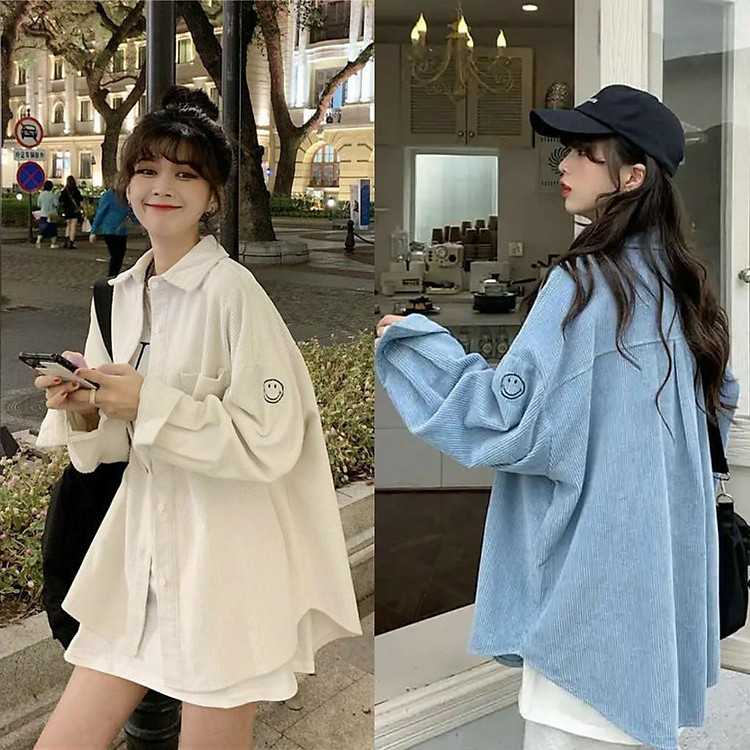 Áo Khoác Bomber Chất Nhung - Áo Bomber Nam Nữ Unisex Nhung Siêu Đẹp Phối túi thêu mặt cười dễ thương (có ảnh thật)