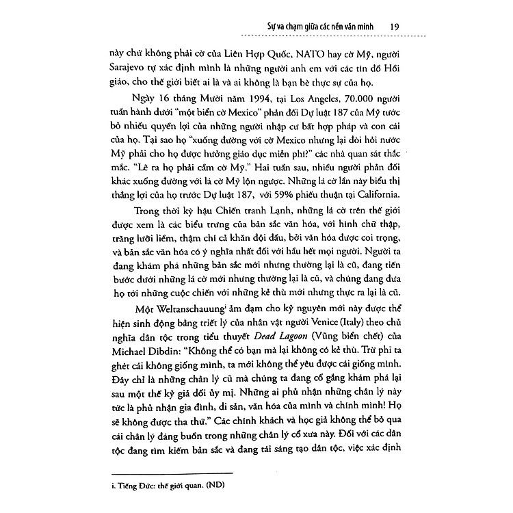 Sự Va Chạm Giữa Các Nền Văn Minh Và Sự Tái Lập Trật Tự Thế Giới (Tái Bản 2023) - Ảnh 6