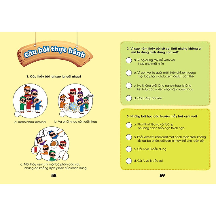 Truyện Ngụ Ngôn Và Câu Hỏi Thực Hành Ý Nghĩa - 95 Câu Chuyện Ngụ Ngôn Ý Nghĩa - 63 Câu Hỏi Thực Hành (Tập 2) - Ảnh 7