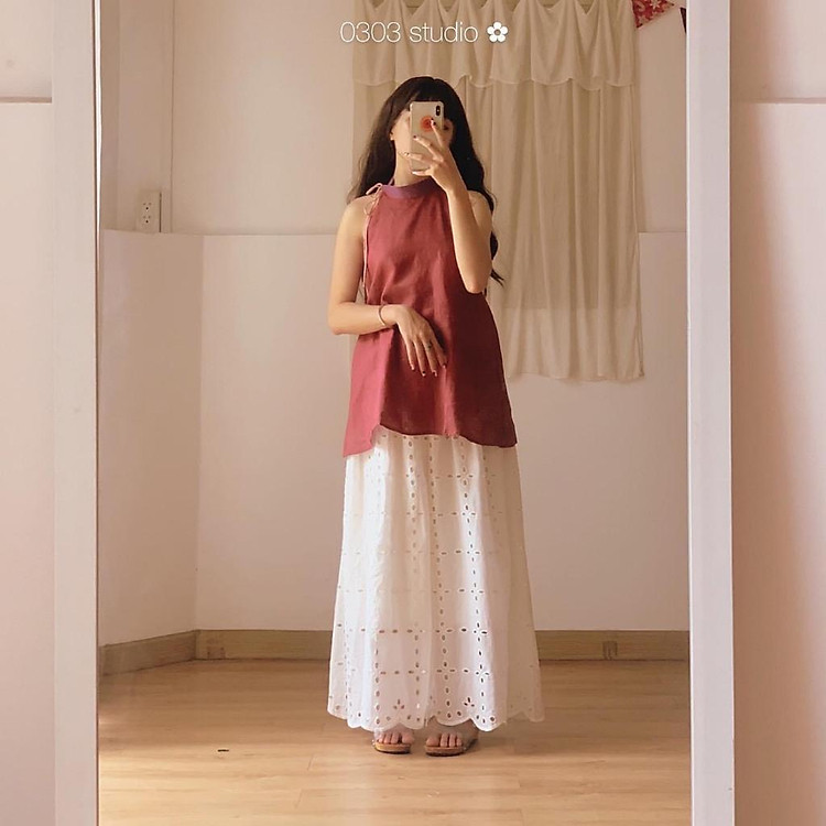 Rập giấy A0 áo yếm mã 212 - không phải đồ mặc được - L - Ảnh 2