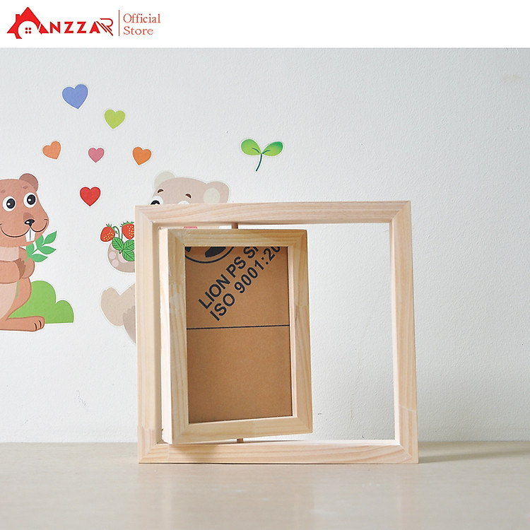 Khung ảnh để bàn xoay dọc Anzzar KAX-01 (10cm x 15cm) - Ảnh 5
