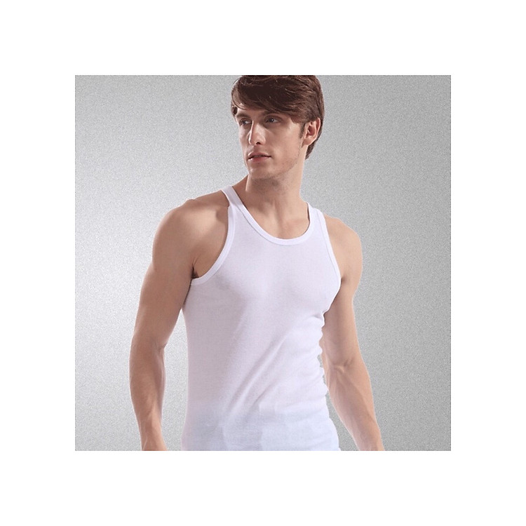 Combo 3 Áo Lót Nam Ba Lỗ 100% Cotton, Thấm Hút Mồ Hôi Cực Tốt, Cho Hè Năng Động Thoáng Mát
