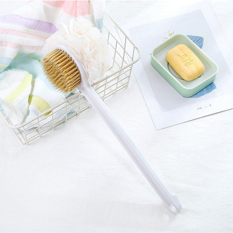 Cây Cọ Tắm Bông Tắm Chà Lưng 2 Mặt Hàng Xuất Nhật