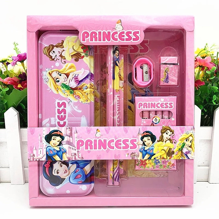 Hộp Bút 7 Món Hình Nhân Vật Hoạt Hình