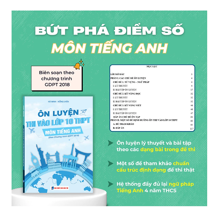 Ôn Thi Vào Lớp 10 THPT – Tổng Ôn 2025 Theo Chương Trình Mới – Toán – Văn – Anh