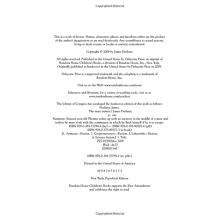 The Maze Runner: Book One (Now A Major Motion Picture) - Ảnh 6