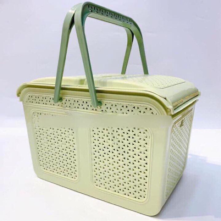 COMBO Giỏ đựng đồ đi sinh + 01 gối xô loại đẹp ( Tặng 01 vòng dâu, 01 bấm móng tay cho bé )