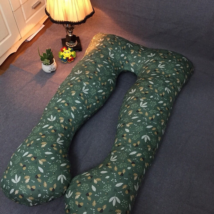 Gối ôm bà bầu chữ U--Tặng kèm 1 móc chìa khóa thỏ gấu bedding14