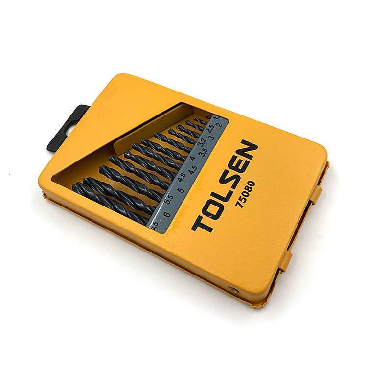 Bộ Mũi Khoan Thép 13 Cây (1,5mm - 6,5mm ) Tolsen 75080