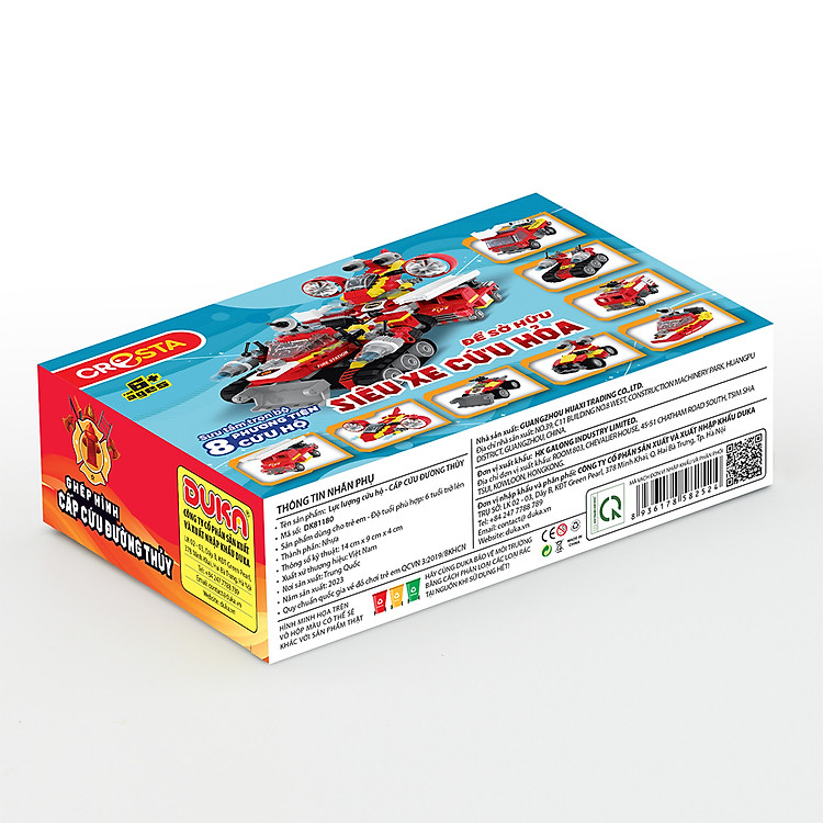 Mua Đồ Chơi Ghép Hình Duka - Cứu Hộ Chính hãng Giá rẻ - Hình ảnh 2