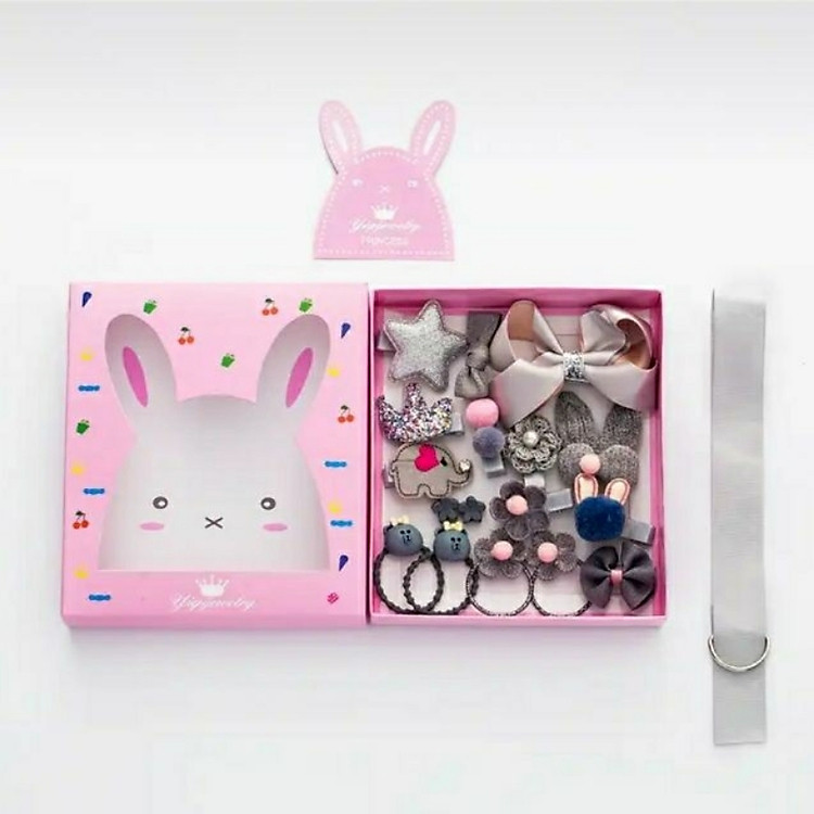 Set kẹp tóc công chúa Chicbaby 16 món cho bé gái