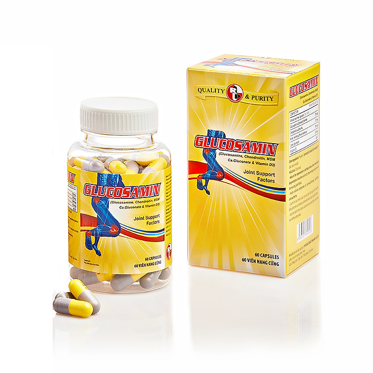 TPCN hỗ trợ xương khớp- viên nang Glucosamin – Robinson Pharma Usa-chai 60 viên