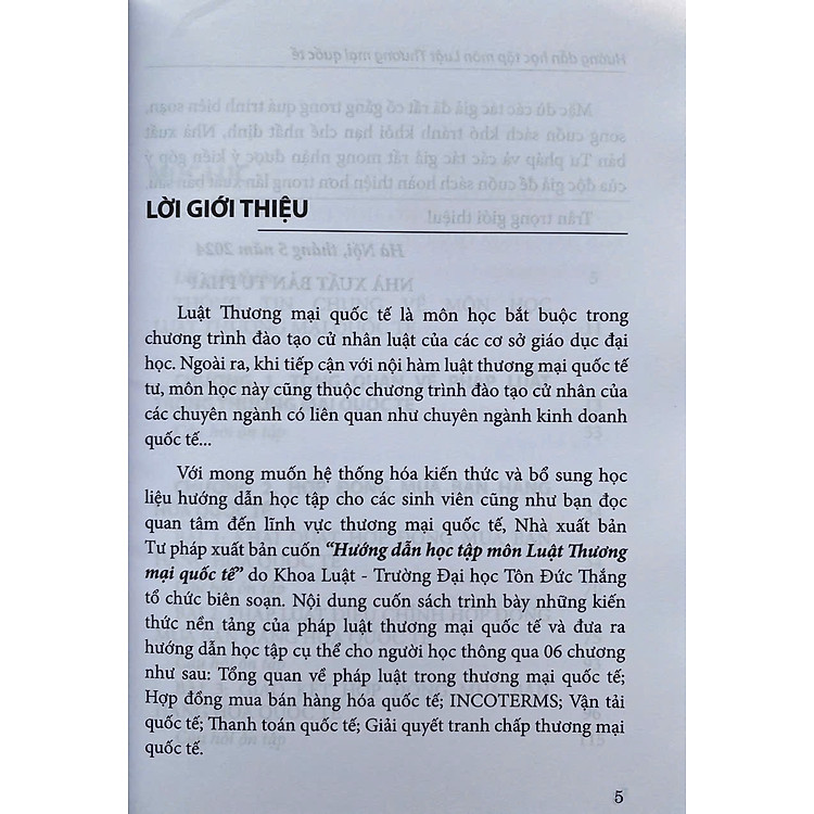 Hướng Dẫn Học Tập Môn Luật Thương Mại Quốc Tế - Ảnh 2