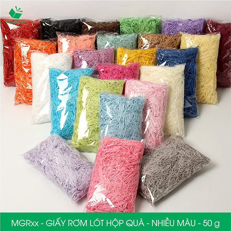 Giấy Rơm Lót Hộp Quà (50g) - Nhiều Màu - Ảnh 3