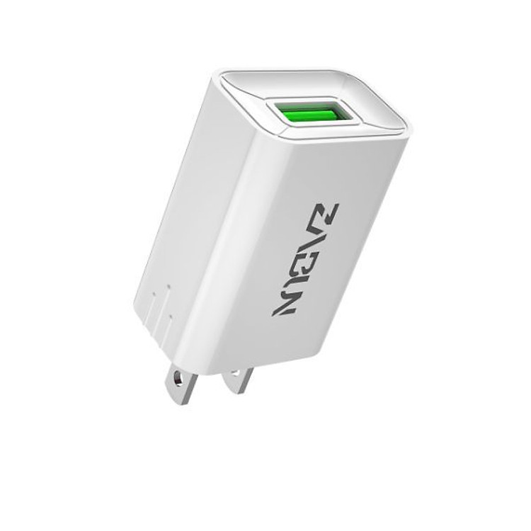 Củ sạc ZABUN S01 Trắng tương thích với mọi thiết bị smartphone Samsung, Oppo, Xiaomi, Huawei, Vsmart - Trắng . Hàng Chính Hãng- Hàng Chính Hãng