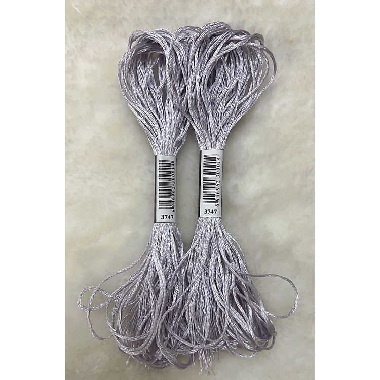 Chỉ lụa thêu tranh chữ thập, thêu logo, thêu hoạ tiết trên áo