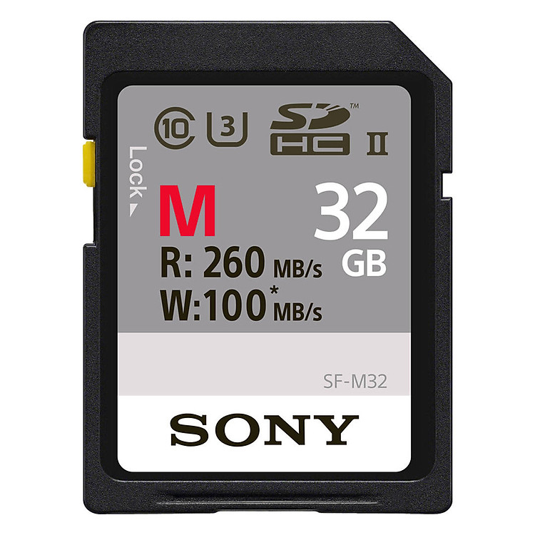 Thẻ nhớ Sony 32GB M Series UHS-II SDHC Memory Card (U3) - Hàng nhập khẩu
