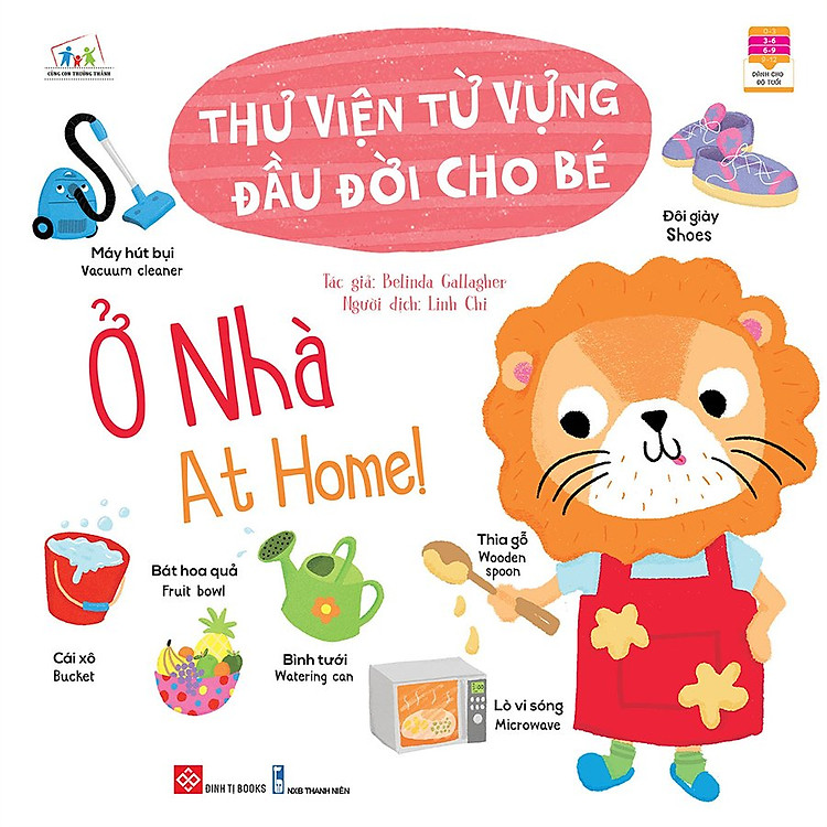 Thư viện từ vựng đầu đời cho bé – ở nhà – At home!
