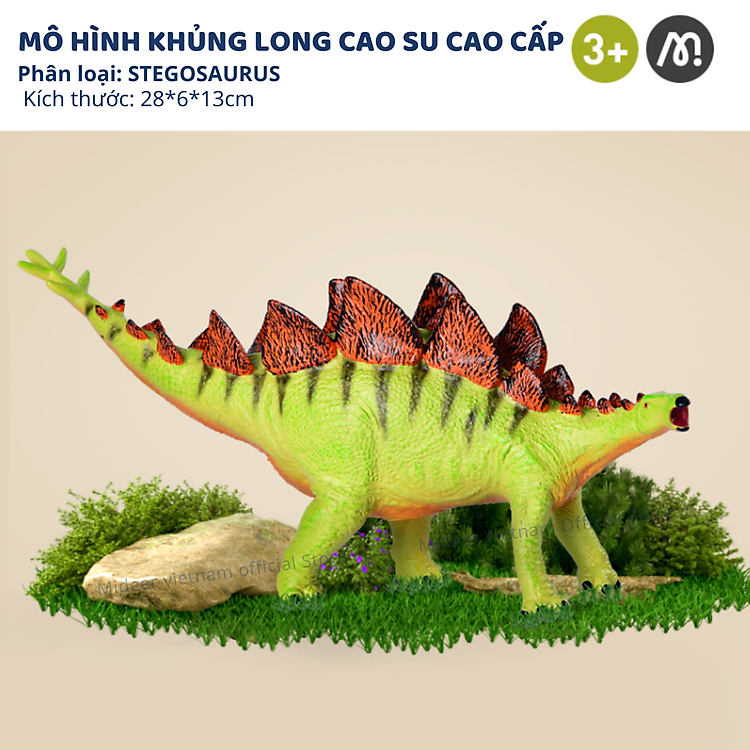 Mô hình khủng long cao su Mideer Chính hãng Tiết kiệm - Hình ảnh 3