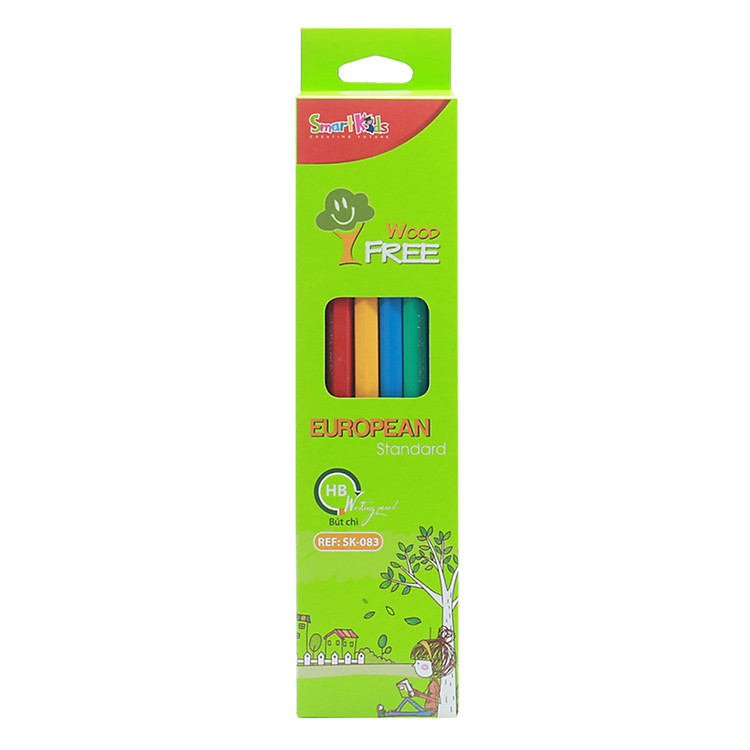 Hộp 12 Cây Chì Than HB Graphite Pencils SMARTKIDS SK 083