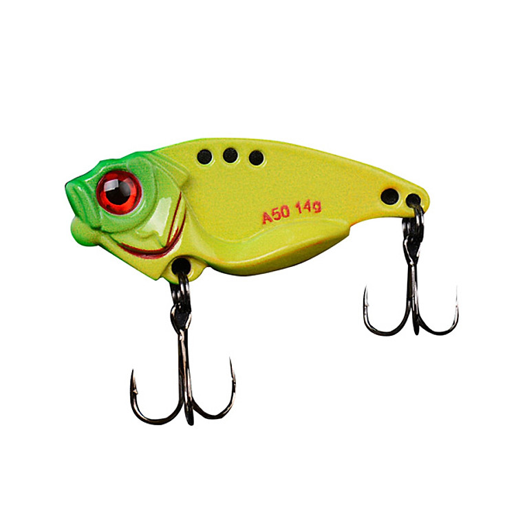 Mồi Cá Sắt A50 Câu Cá Chẽm - Cá Lóc - Cá Mú ( 14g / 55mm )