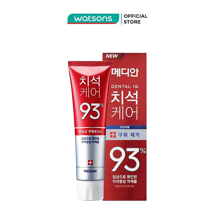 Kem Đánh Răng Median Giúp Hơi Thở Thơm Mát Tartar Toothpaste Badgreath 120g