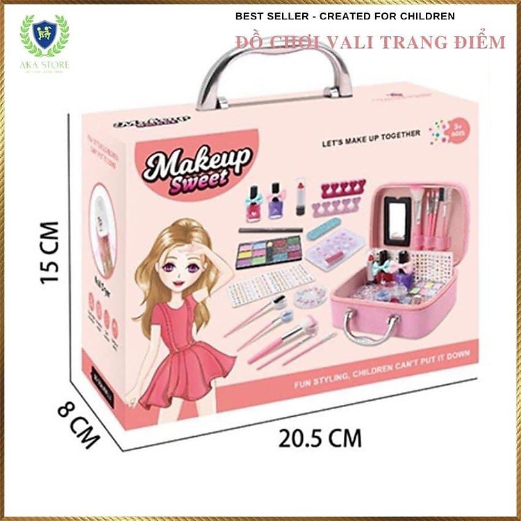 Vali trang điểm cho bé gái Chính hãng Tiết kiệm - Hình ảnh 3