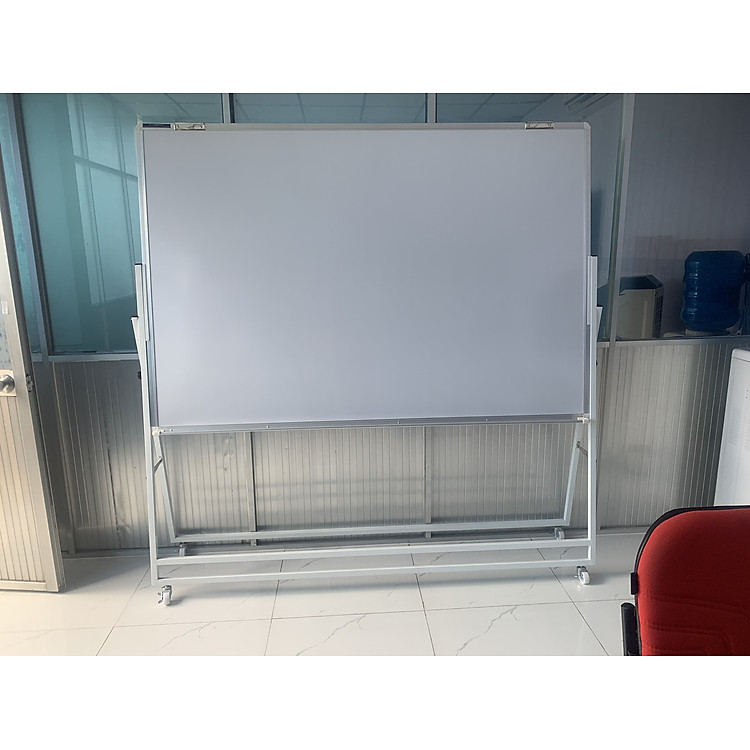 Bảng Flipchart chân gấp viết bút lông Laminate KT 120x160cm - Trắng trơn - Ảnh 3