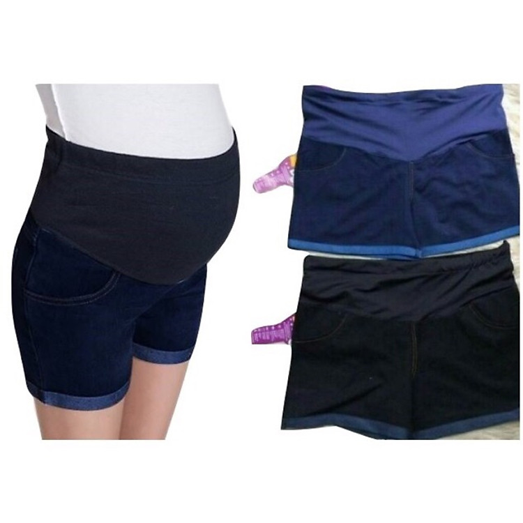 Quần jean đùi cho các mẹ bầu - màu ngẫu nhiên