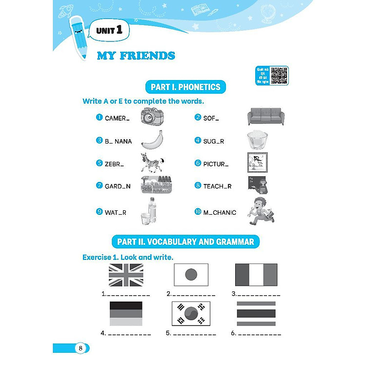 Global Success - Bộ Đề Kiểm Tra Tiếng Anh Lớp 4 - Tập 1 - Ảnh 4