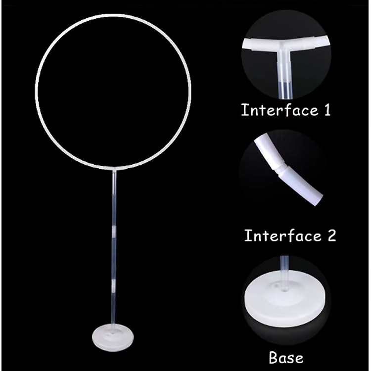 Trụ bóng bay ngôi sao trái tim - trang trí sinh nhật - Ảnh 4