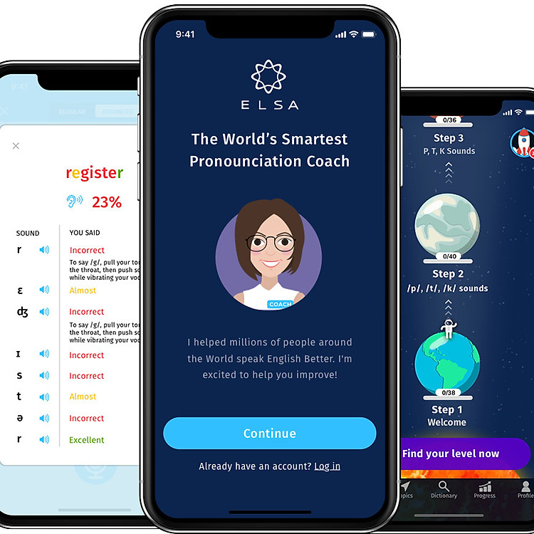 Phát âm tiếng Anh chuẩn bản xứ cùng ELSA SPEAK - Gói học ELSA Pro thời hạn 1 năm