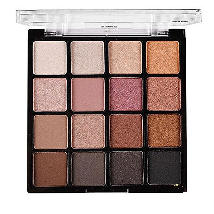 Bảng phấn mắt trang điểm chống nhòe và lâu trôi 16 màu thời trang QIAOYAN màu số 1