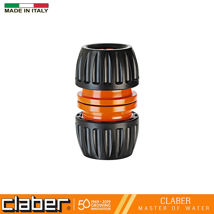Khớp Nối Ống Mềm Đa Năng Claber Universal 8564, nhựa ABS, kết nối 3 cỡ ống 12-14-19mm