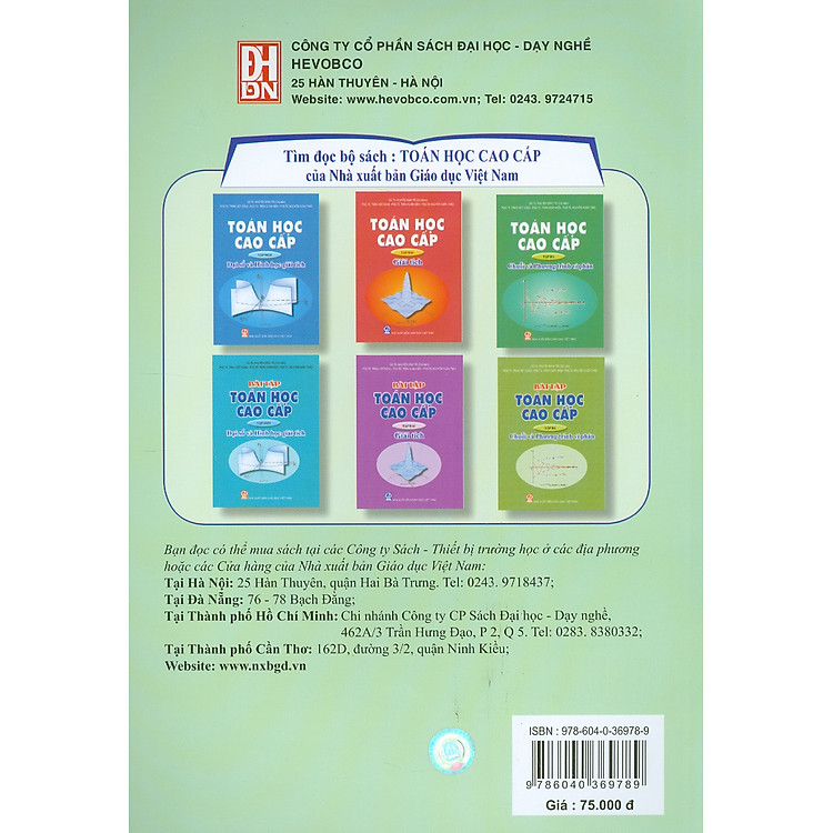 Bài Tập Toán Học Cao Cấp - Tập 3 - Ảnh 2