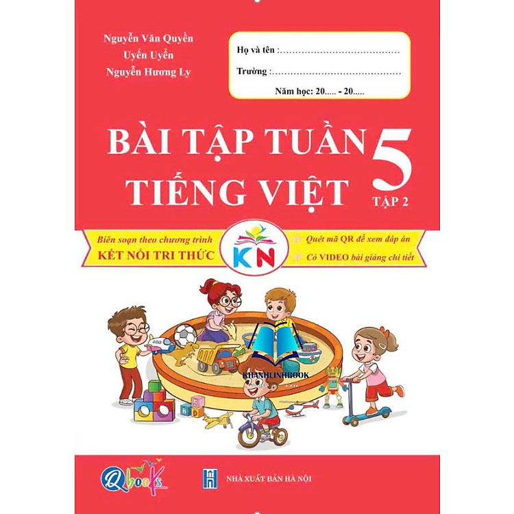 Sách - Bài Tập Tuần Tiếng Việt 5 - Tập 1 + 2 (Kết Nối)