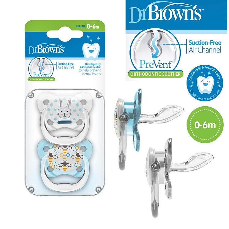 Set 2 ty ngậm Dr.Brown’s cho bé Uy tín Giá rẻ