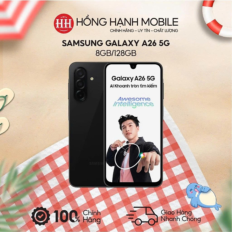 Điện Thoại Samsung Galaxy A26 5G 8GB/128GB - Hàng Chính Hãng