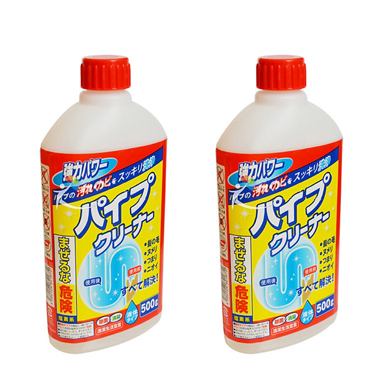 Combo 2 chai nước thông tắc đường ống 500g nội địa Nhật Bản