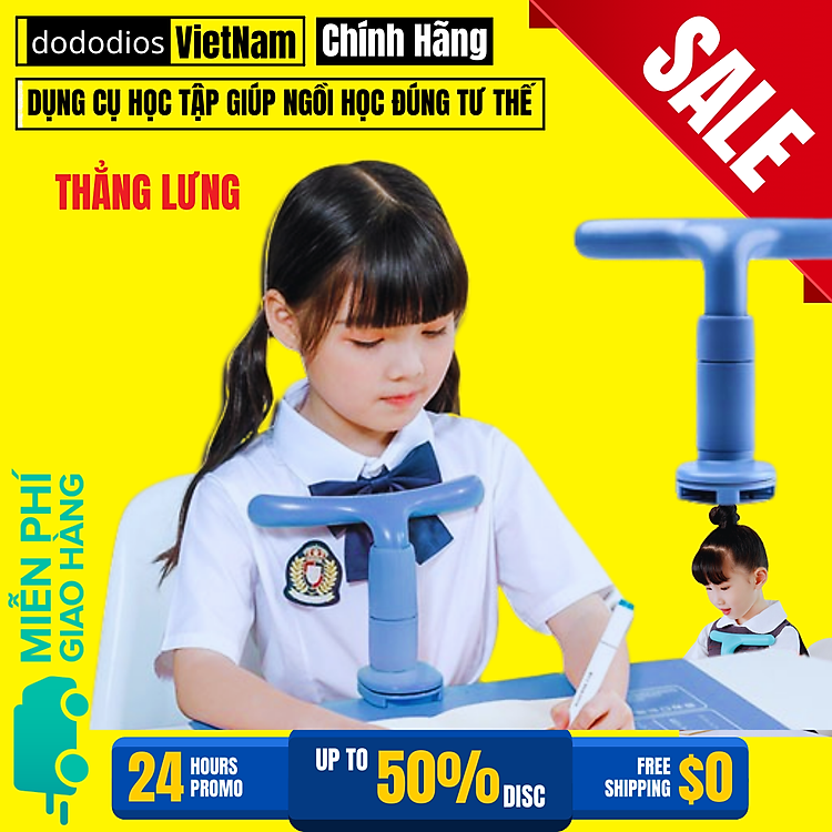 Giá đỡ chống cằm cho bé – Nhựa an toàn – Nhiều nấc chiều cao