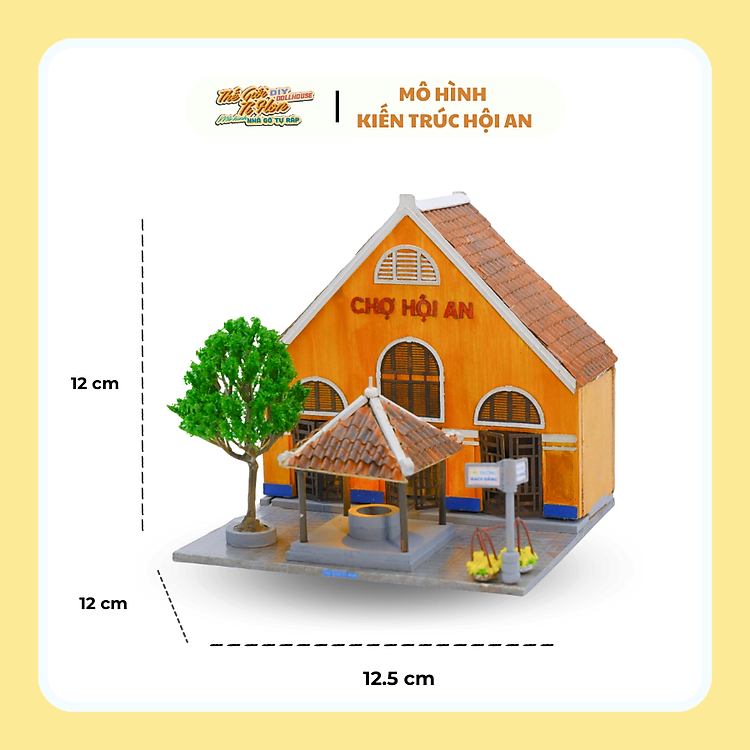 Mua Mô Hình DIY Chợ Hội An HA164-01 Chính hãng Tiết kiệm - Hình ảnh 2