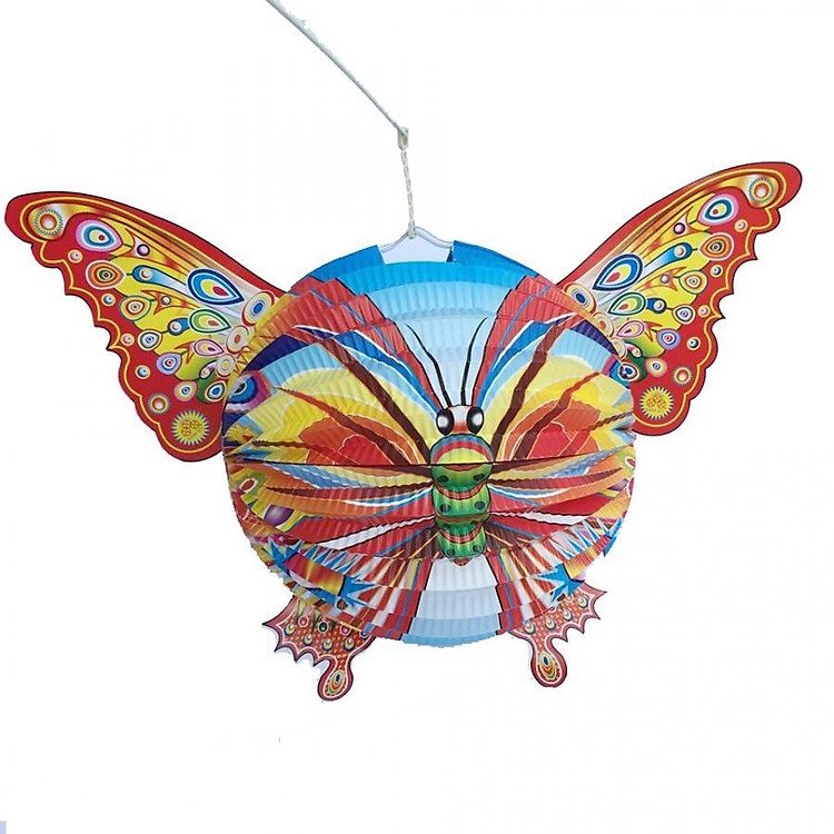 Đèn lồng trung thu bằng giấy cỡ to - Hình con bướm