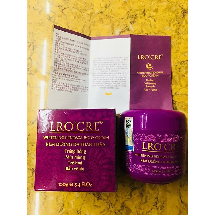 KEM BODY DƯỠNG TRẮNG MỊN DA TOÀN THÂN LROCRE