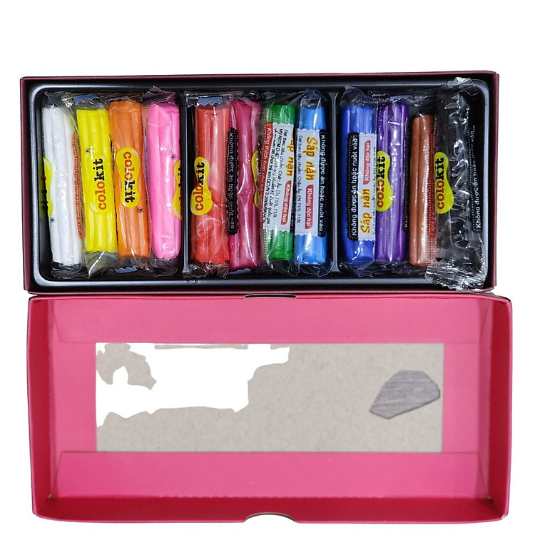 Sáp nặn học tập cho bé 12 màu Thiên Long MC022