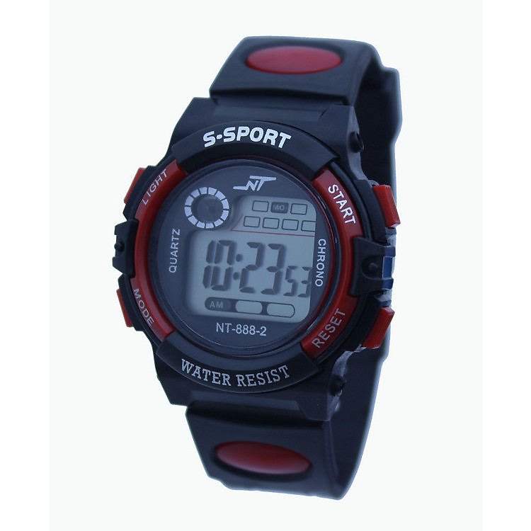 Đồng hồ thể thao điện tử trẻ em dây cao su NT888