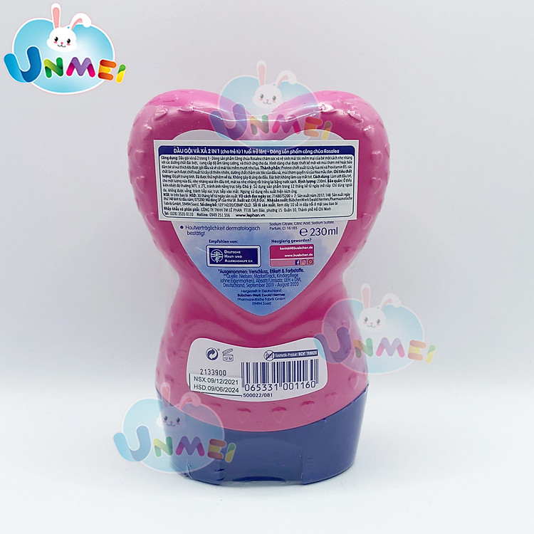 Dầu Gội Xả 2 Trong 1 Bubchen 230ml Chính hãng Tiết kiệm - Hình ảnh 3